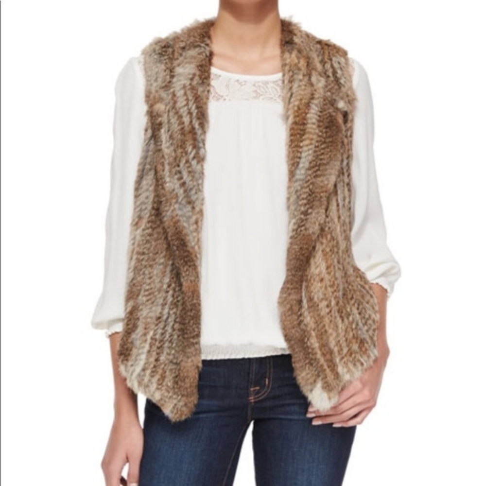 Genuine Rabbit Fur Vest